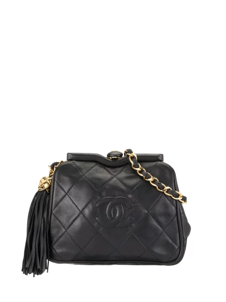 Prošívaný pásek Chanel Pre-owned černý