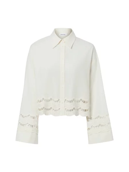 EDITED bluzka koszulowa Sophia Kobiety 34 beżowy