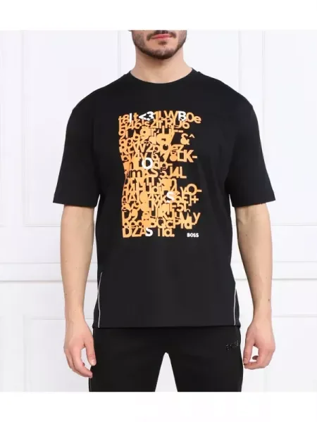 BOSS GREEN Tricou Tee 5 negru