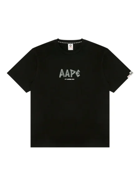 Tricou Aape By A Bathing Ape cu imagine negru