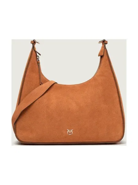 Rucsac Pinko din piele clasic maro