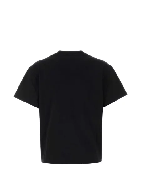 Tricou Jil Sander cu broderie negru