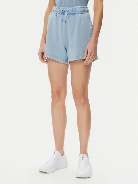 Guess Jeans Pantaloni scurți sport albastru