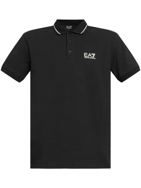 Tricou polo Ea7 Emporio Armani negru