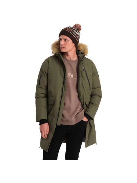 Textil Ombre parka Minniewallah tmavě olivová zelená