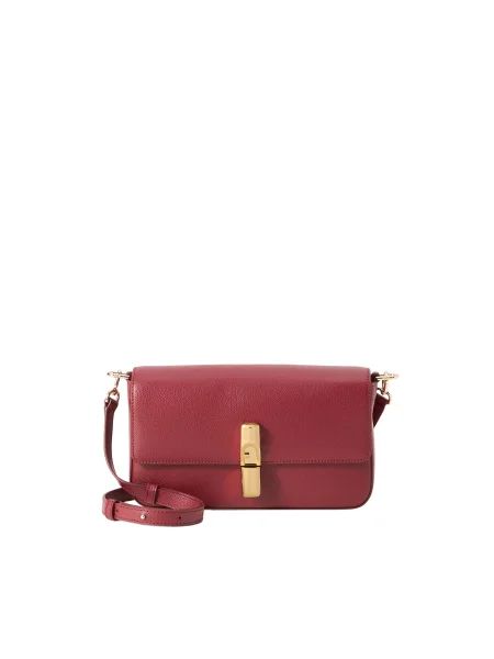 Geanta de piele Furla roșu