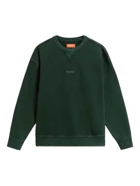 Bluza nierozpinana dziecięca Woolrich zielona