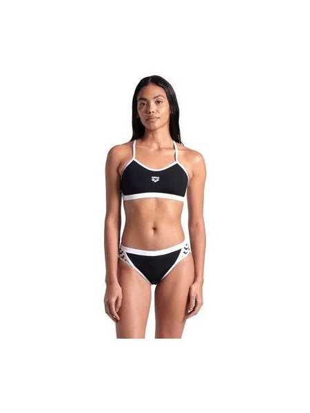 Strój kąpielowy dwuczęściowy Arena Icons Bikini Cross Back Solid białe