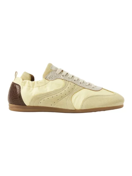 Sneakersy Via Vai skórzane żółte