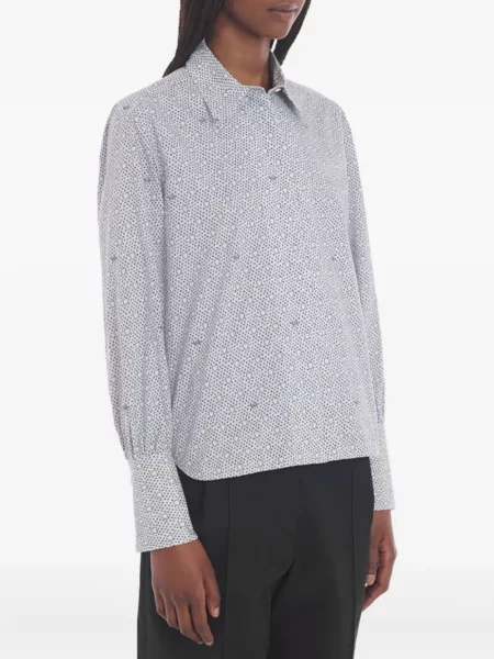 Cămașă Maison Kitsune cu imagine alb