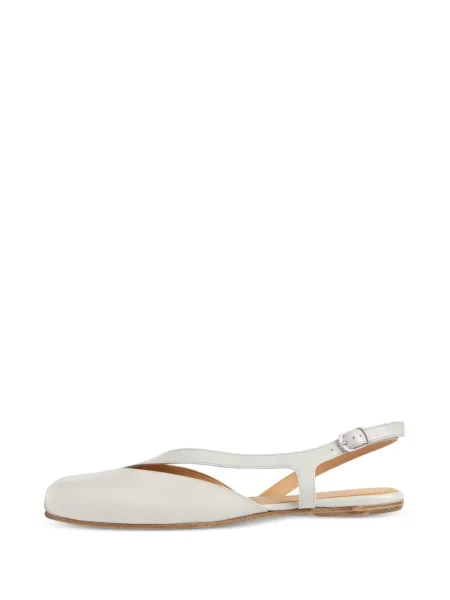 Sandale Maison Margiela slingback alb