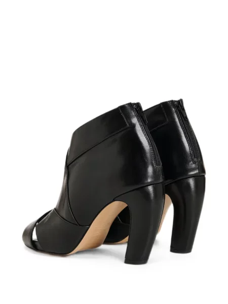 Sandale Essentiel Antwerp cu vârf deschis negru