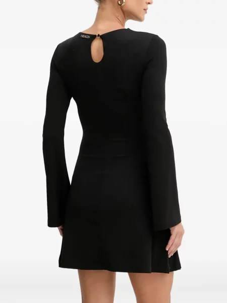 Rochie maxi Silvian Heach lungă de costum negru