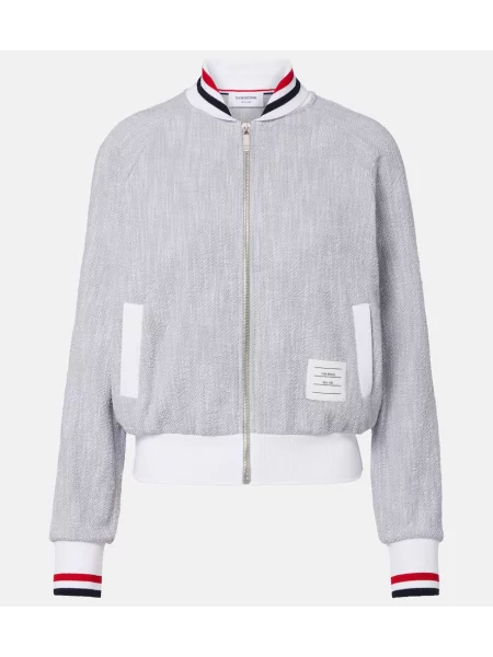 Geacă bomber Thom Browne gri