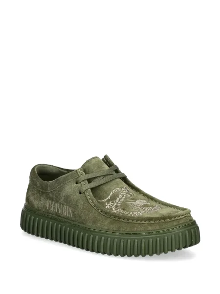 Ниски обувки Clarks Originals зелено