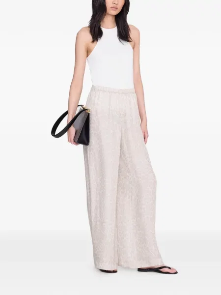 Pantaloni Anine Bing cu model leopard