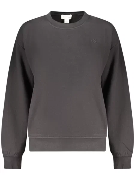 Geacă de blugi Calvin Klein cu glugă negru