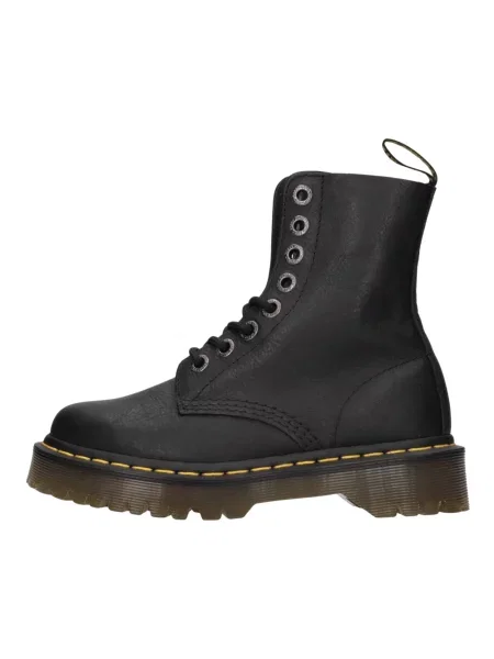 Botki Dr. Martens sznurowane skórzane czarne