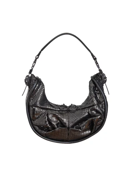 Torebka skórzana Junya Watanabe skórzana czarna