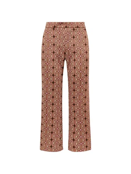 Pantaloni Maliparmi evazate maro
