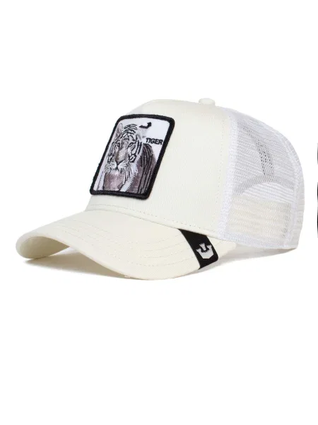 GOORIN Bros. Kšiltovka THE WHITE TIGER černá / offwhite / přírodní bílá