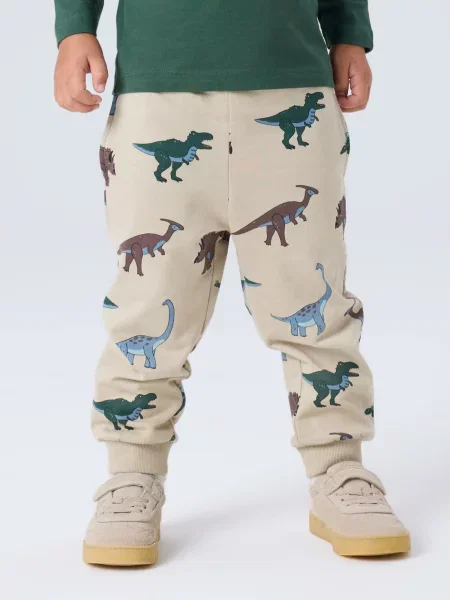 NAME IT Pantaloni NMMNARIS deschis / opal / maro / verde închis bej
