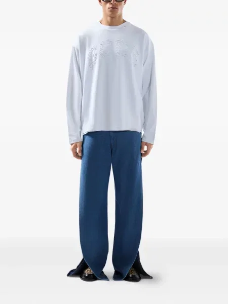 Tricou Gcds lung alb