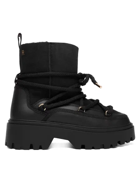 Kotníkové boty Tommy Hilfiger černé