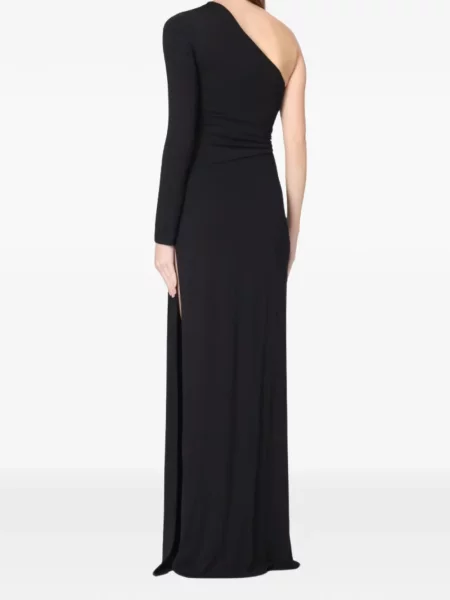 Rochie maxi Elisabetta Franchi cu un umăr gol negru