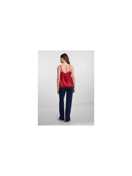 Pieces Pižama Regular Fit raudona
