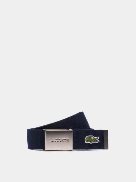 Ремень Lacoste с ремешками синий