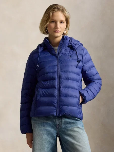 Polo Ralph Lauren Prechodná bunda kráľovská modrá