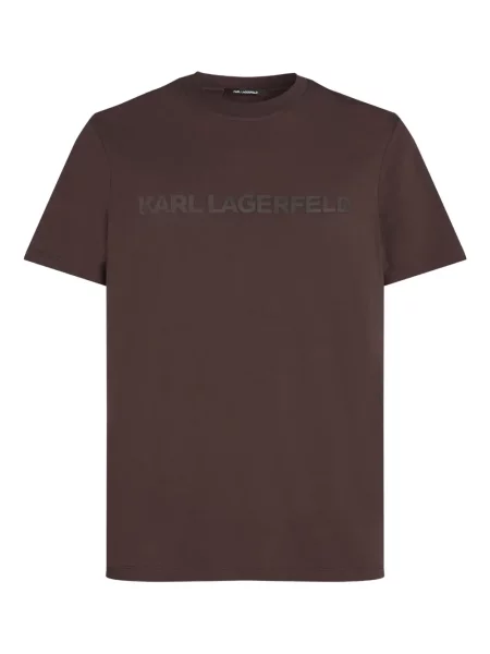 Tricou Karl Lagerfeld cu imagine maro
