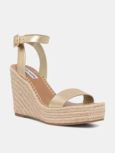 Steve Madden sandály na klínku kožené Upstage