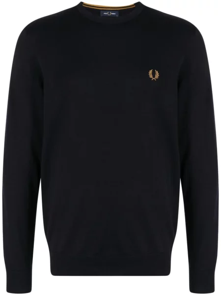 Svetr Fred Perry s výšivkou modrý