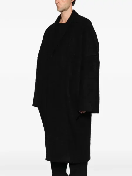 Palton Rick Owens cu rever negru