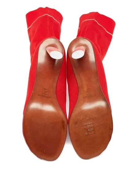Botine Vetements tricotate roșu