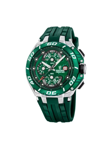 FESTINA Analogové hodinky Chronograph Chrono Bike' zelená