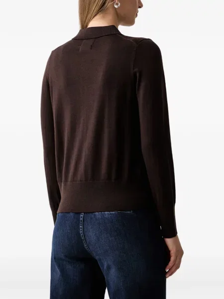 Gulerat tricou polo Gant maro