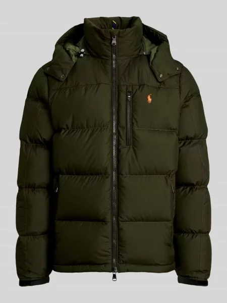 Polo Ralph Lauren kurtka puchowa brązowy zimowa oliwkowa
