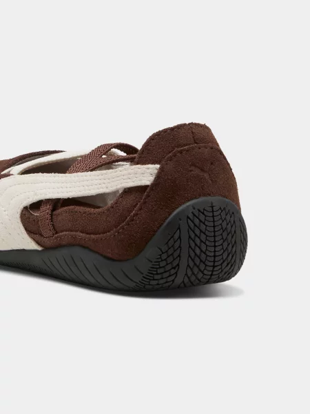 Детские балетки Puma коричневые