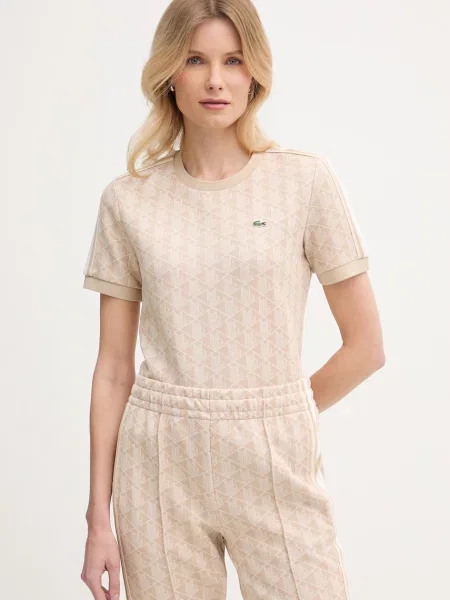 Lacoste tricou pentru femei bej