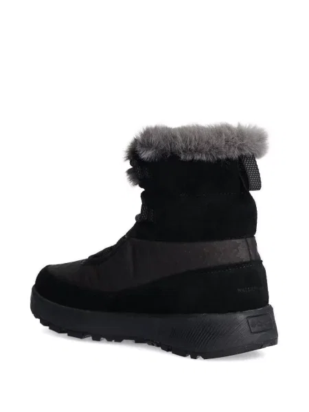 Matlasat botine Columbia negru