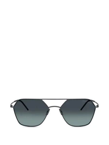 Ochelari de soare Giorgio Armani cu imprimeu geometric albastru