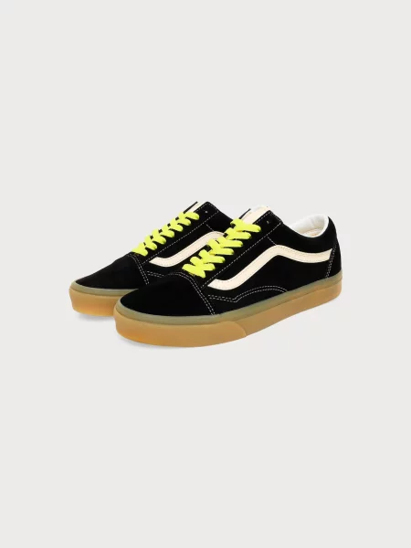 VANS Nízke tenisky OLD SKOOL krémová / žltá čierna