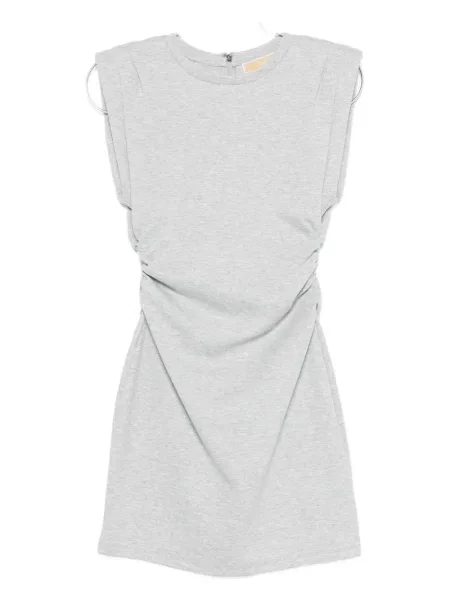 Rochie midi Michael Michael Kors din piele cu imagine până la genunchi gri