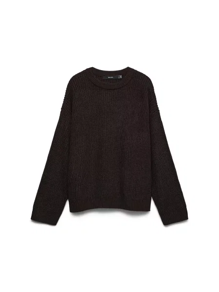 VERO MODA Pulover VMLea închis maro