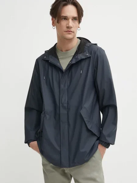 RAINS Geacă funcțională negru albastru