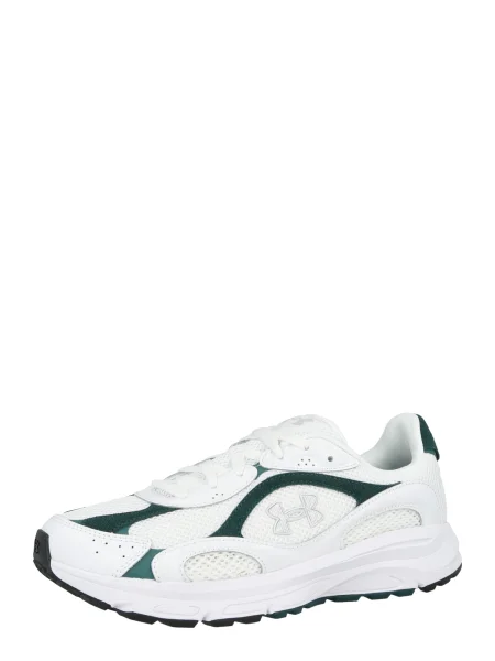 UNDER ARMOUR Sportovní boty Tech Runner stříbrně šedá / tmavě zelená bílá