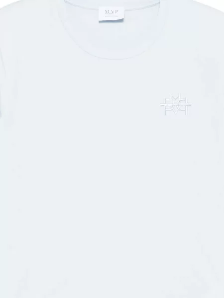 Тениска Mvp Wardrobe с кръгло деколте синьо